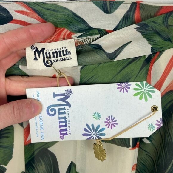 NWT Show Me Your Mumu Princess Ariel Maxi Skirt Tropical Floral New Bohemian XXS - Picture 5 of 14